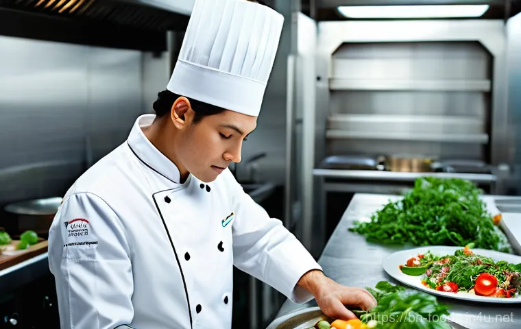 식품 관련 취업 면접 질문 리스트 - **Prompt:** "A vibrant, futuristic indoor food market bustling with diverse people, all dressed in c... 식품 관련 취업 면접 질문 리스트 - **Prompt:** "A vibrant, futuristic indoor food market bustling with diverse people, all dressed in c...